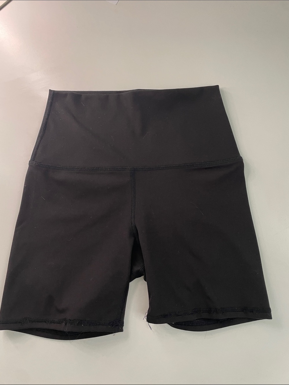 Black spandex shorts
